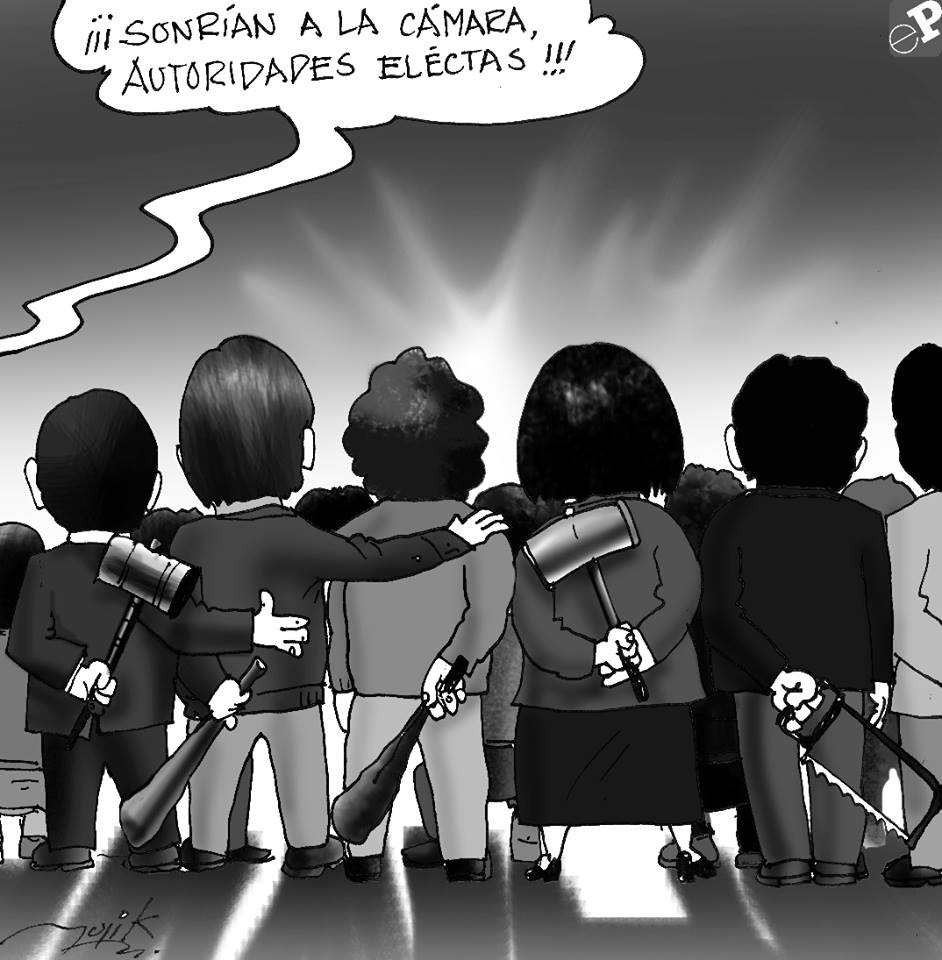 Caricatura de politicos