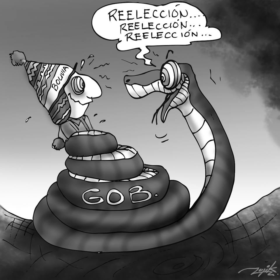 Caricatura de reeleccion